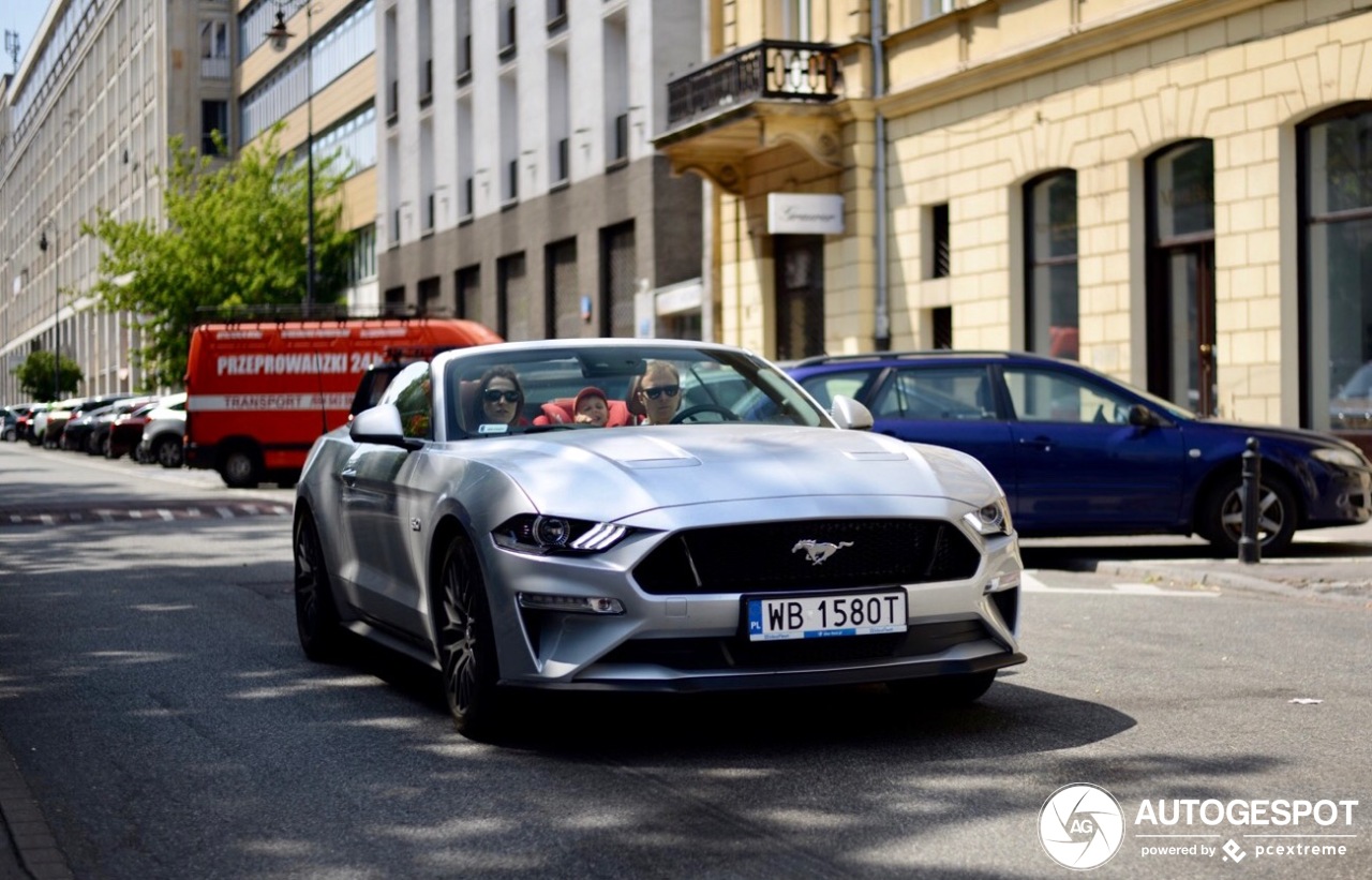 Ford Mustang GT Convertible 2018