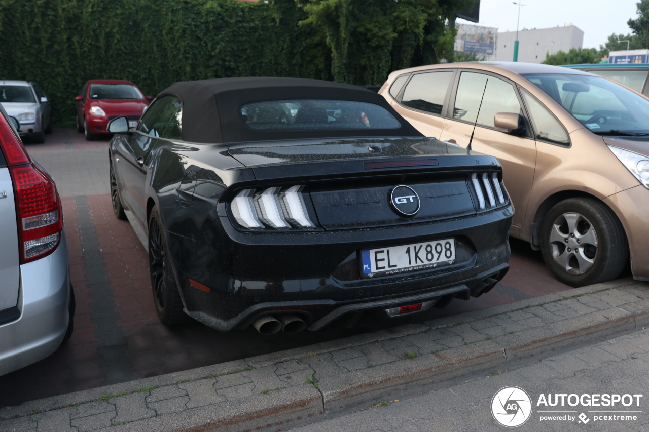 Ford Mustang GT Convertible 2018