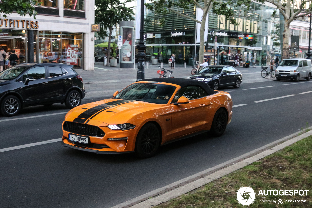 Ford Mustang GT Convertible 2018