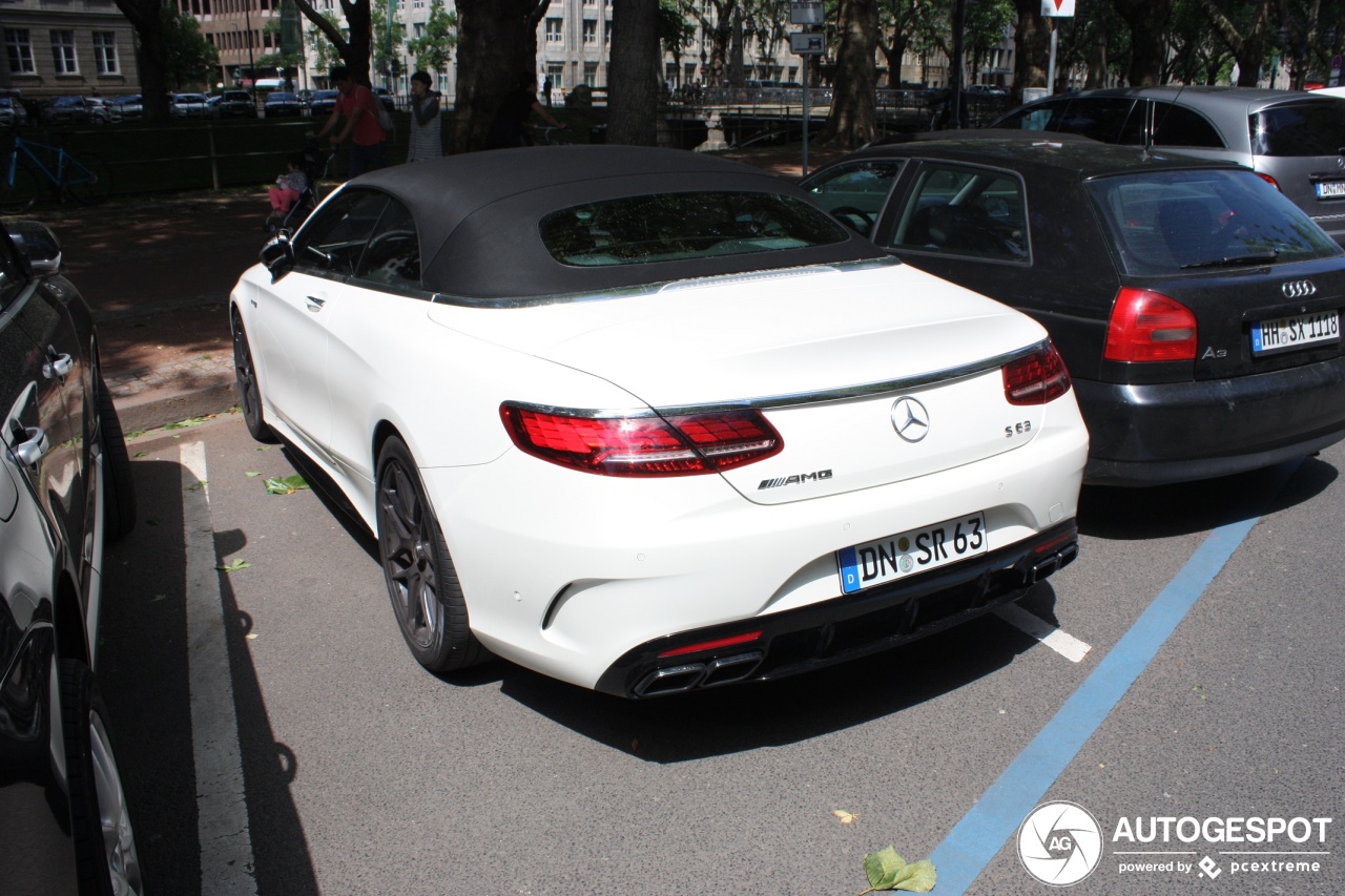 Mercedes-AMG S 63 Convertible A217 2018