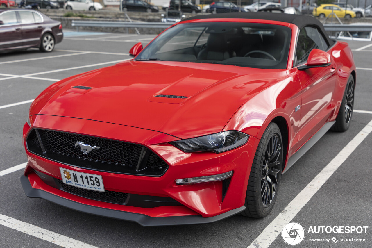 Ford Mustang GT Convertible 2018