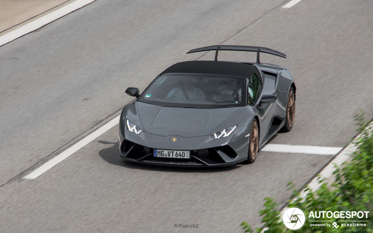 Lamborghini Huracán LP640-4 Performante Spyder