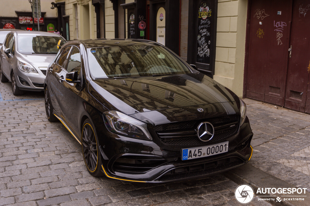 Mercedes-AMG A 45 W176 Yellow Night Edition