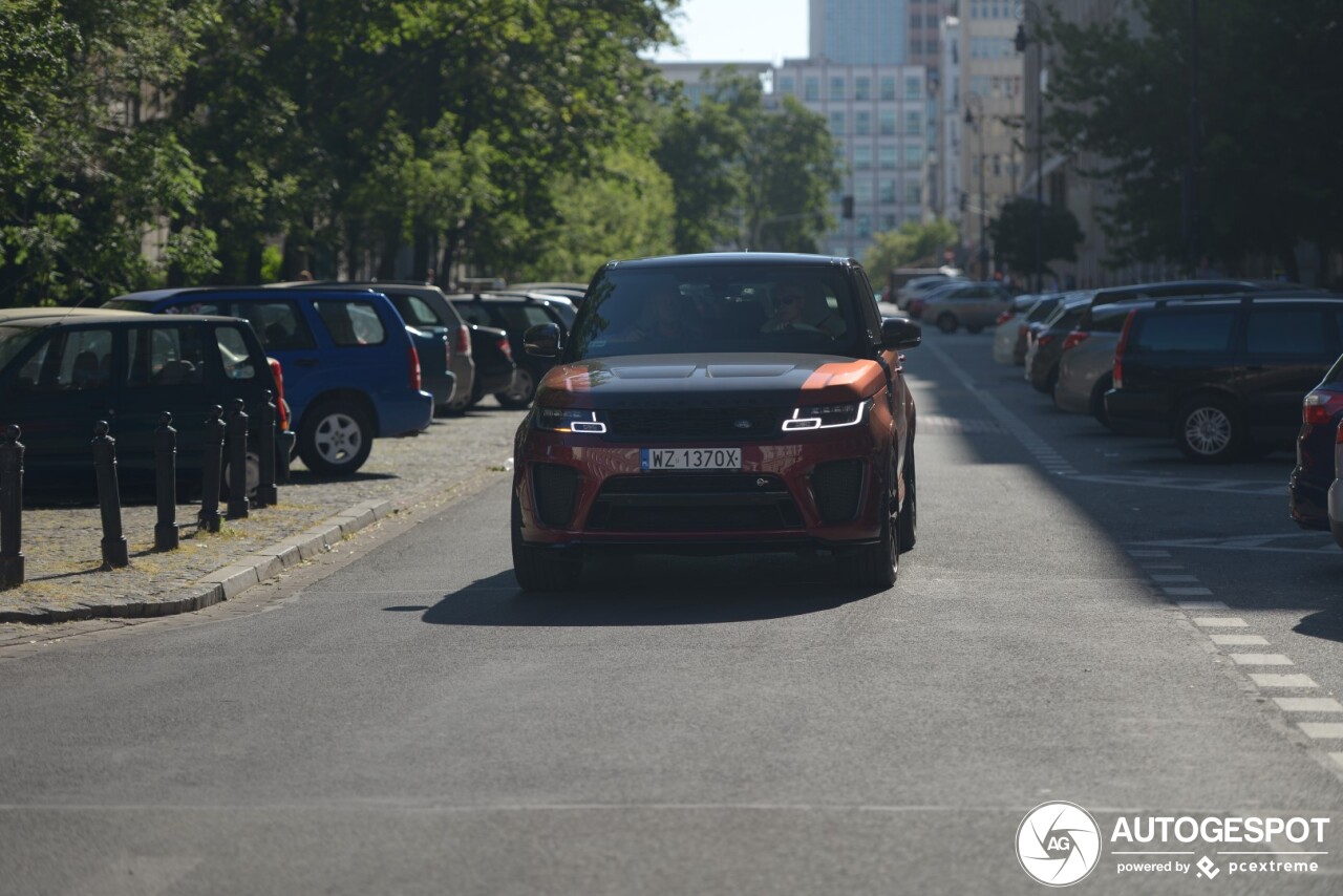 Land Rover Range Rover Sport SVR 2018