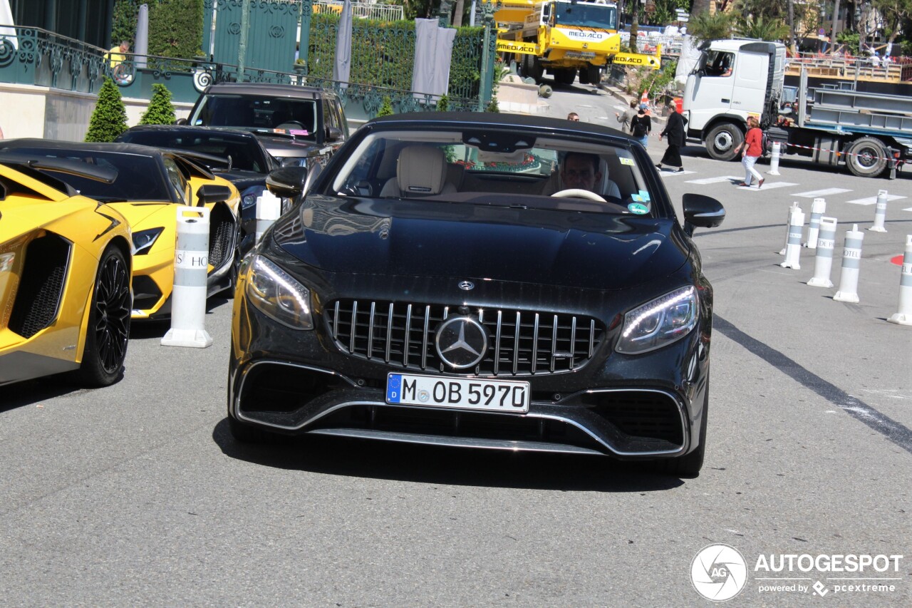 Mercedes-AMG S 63 Convertible A217 2018