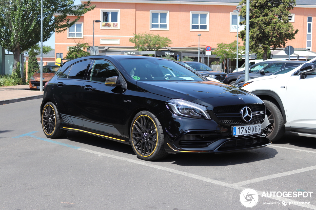 Mercedes-AMG A 45 W176 Yellow Night Edition