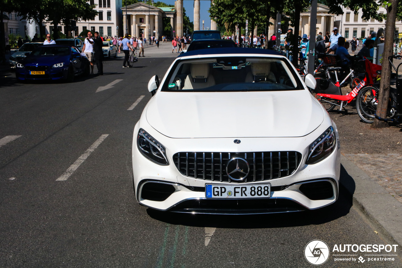 Mercedes-AMG S 63 Convertible A217 2018