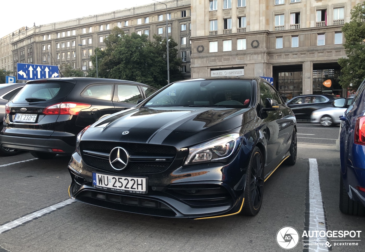 Mercedes-AMG CLA 45 C117 Yellow Night Edition