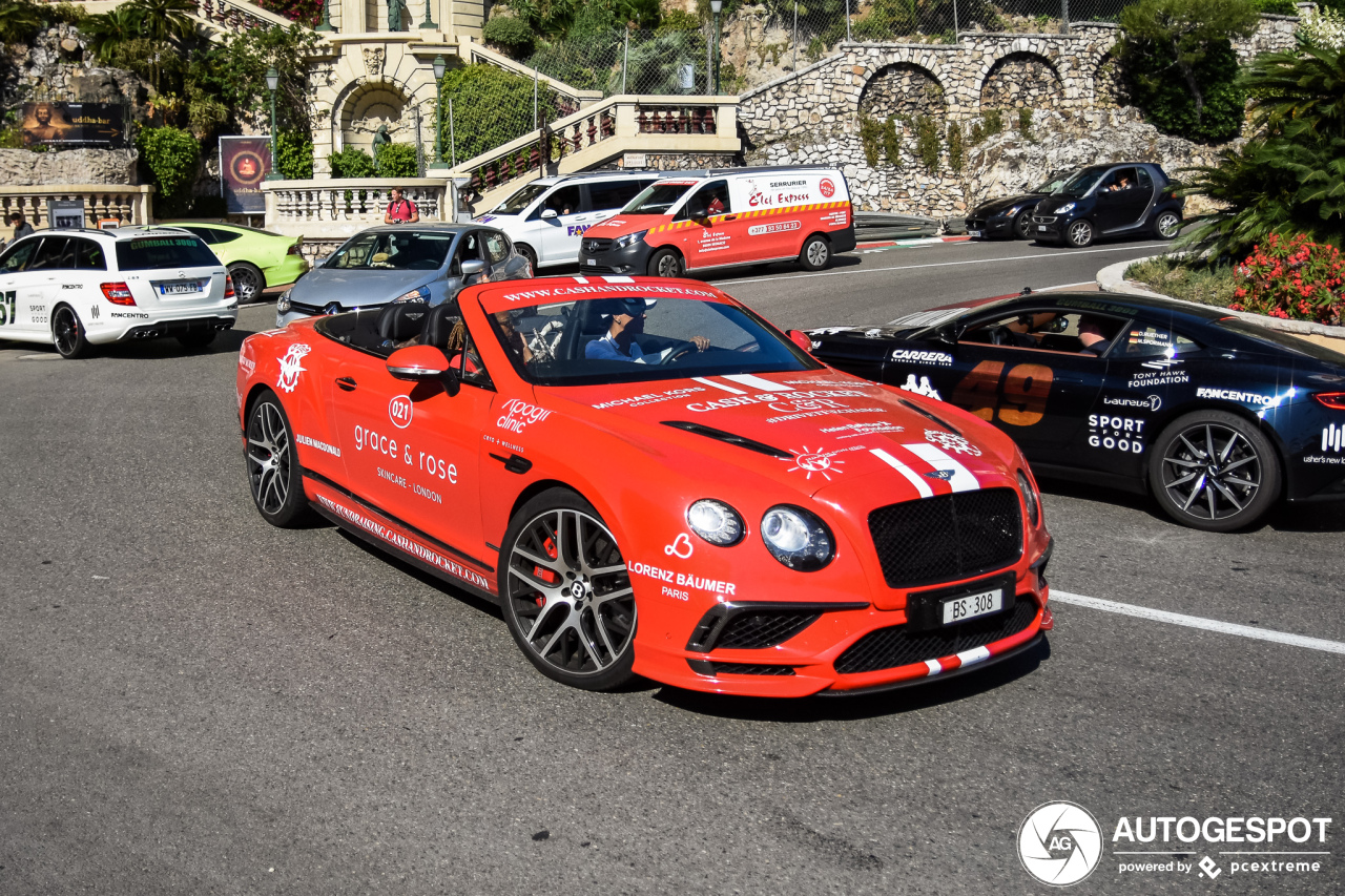 Bentley Continental Supersports Convertible 2018