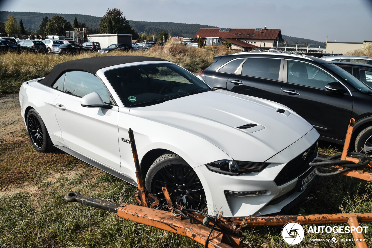 Ford Mustang GT Convertible 2018