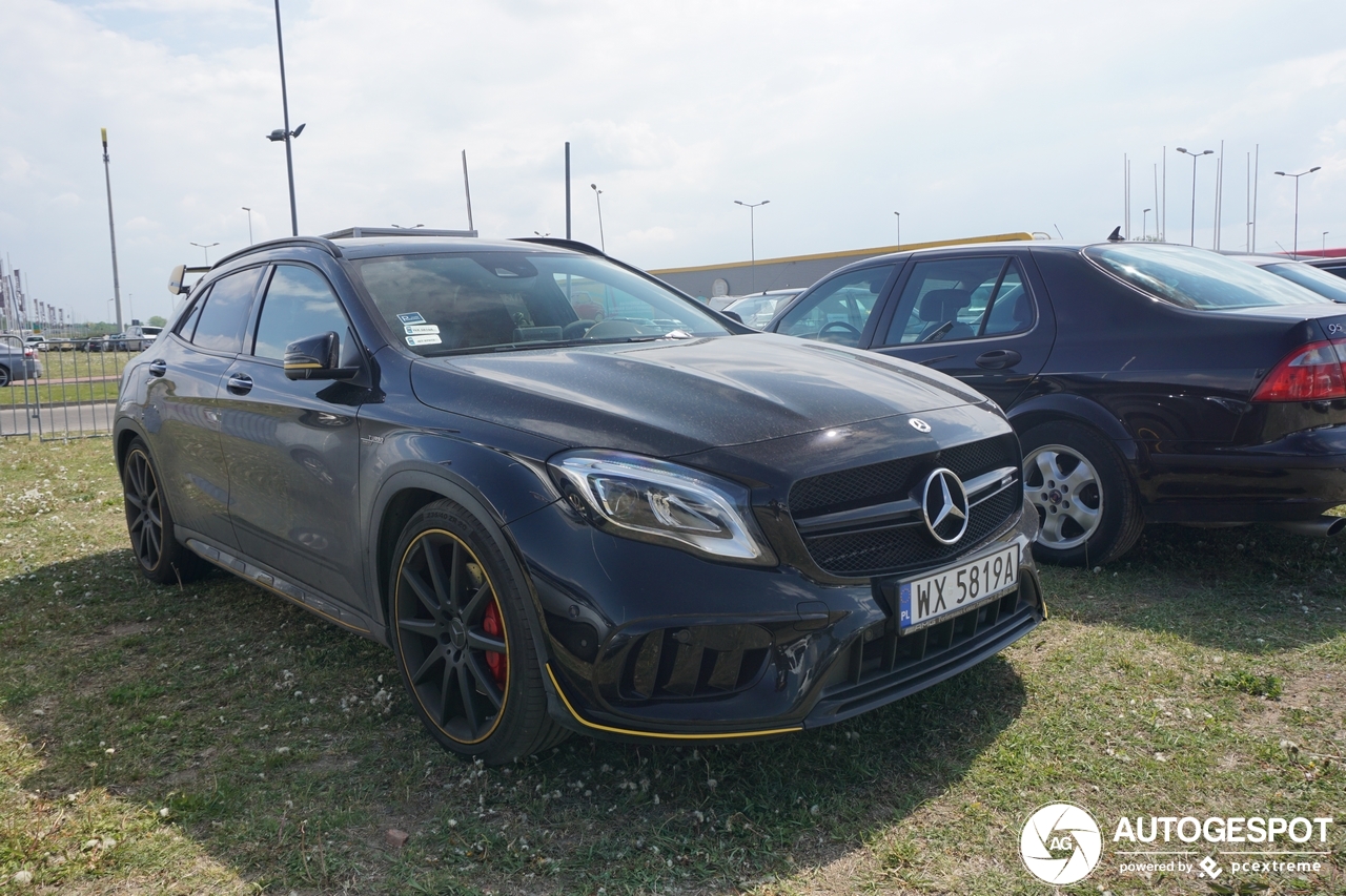 Mercedes-AMG GLA 45 X156 Yellow Night Edition