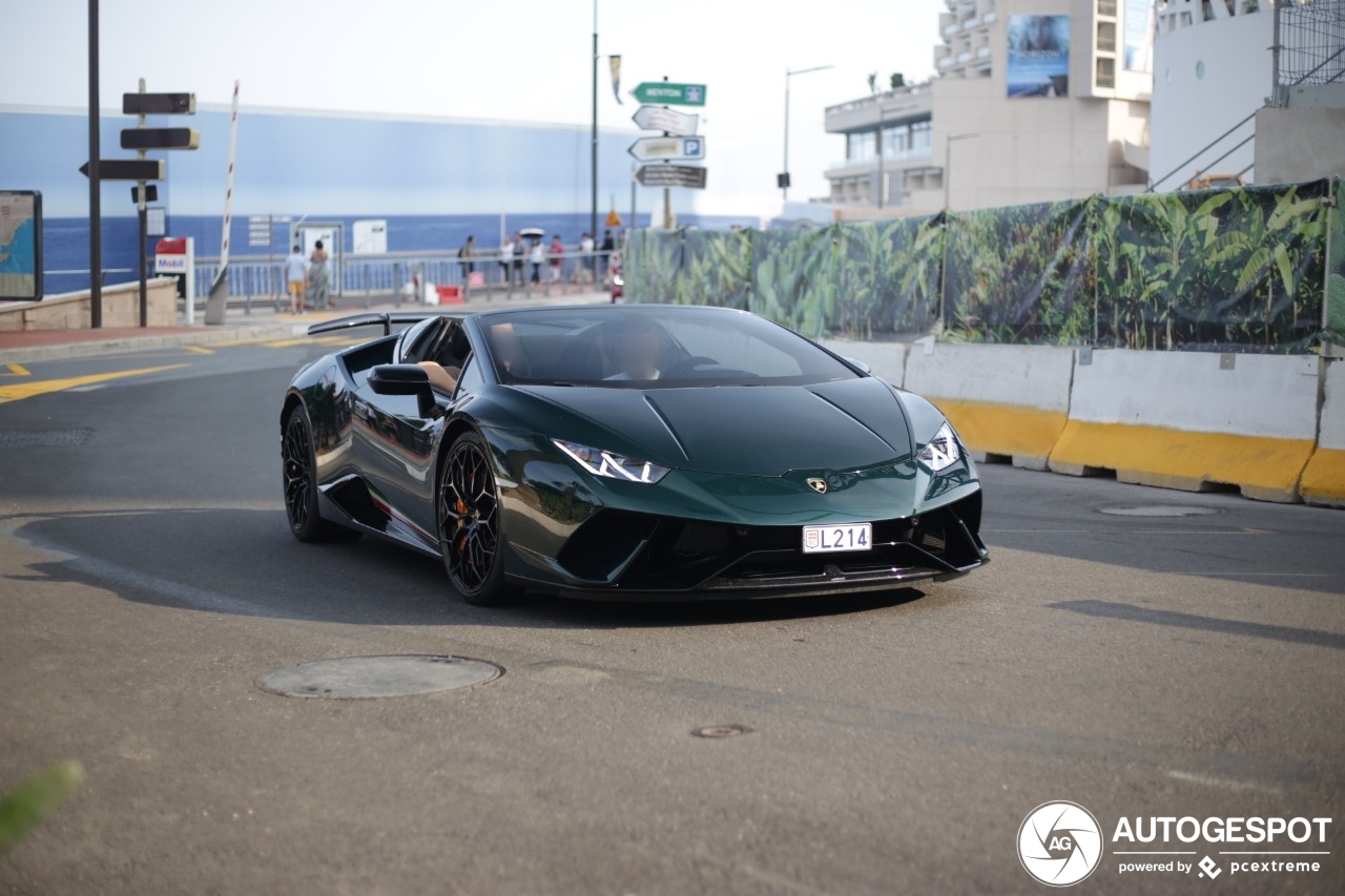 Lamborghini Huracán LP640-4 Performante Spyder