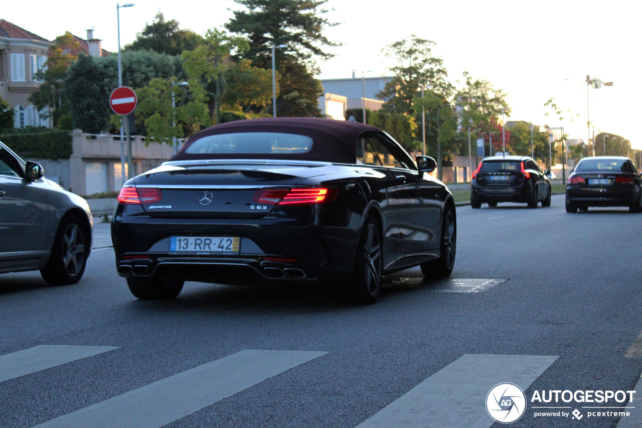 Mercedes-AMG S 63 Convertible A217