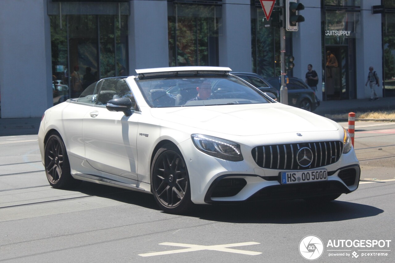 Mercedes-AMG S 63 Convertible A217 2018