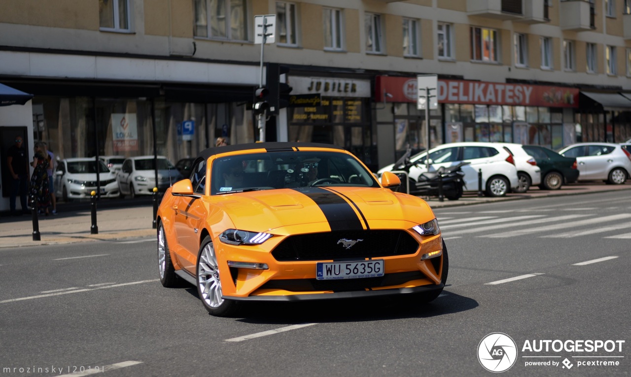 Ford Mustang GT Convertible 2018