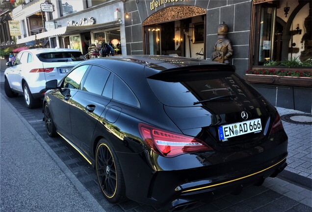 Mercedes-AMG CLA 45 Shooting Brake X117 Yellow Night Edition