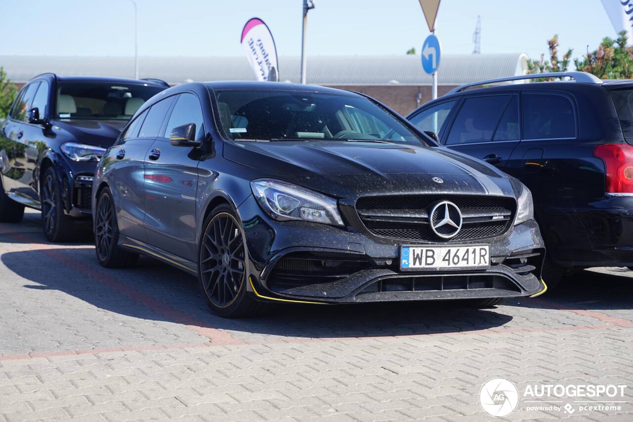 Mercedes-AMG CLA 45 Shooting Brake X117 Yellow Night Edition