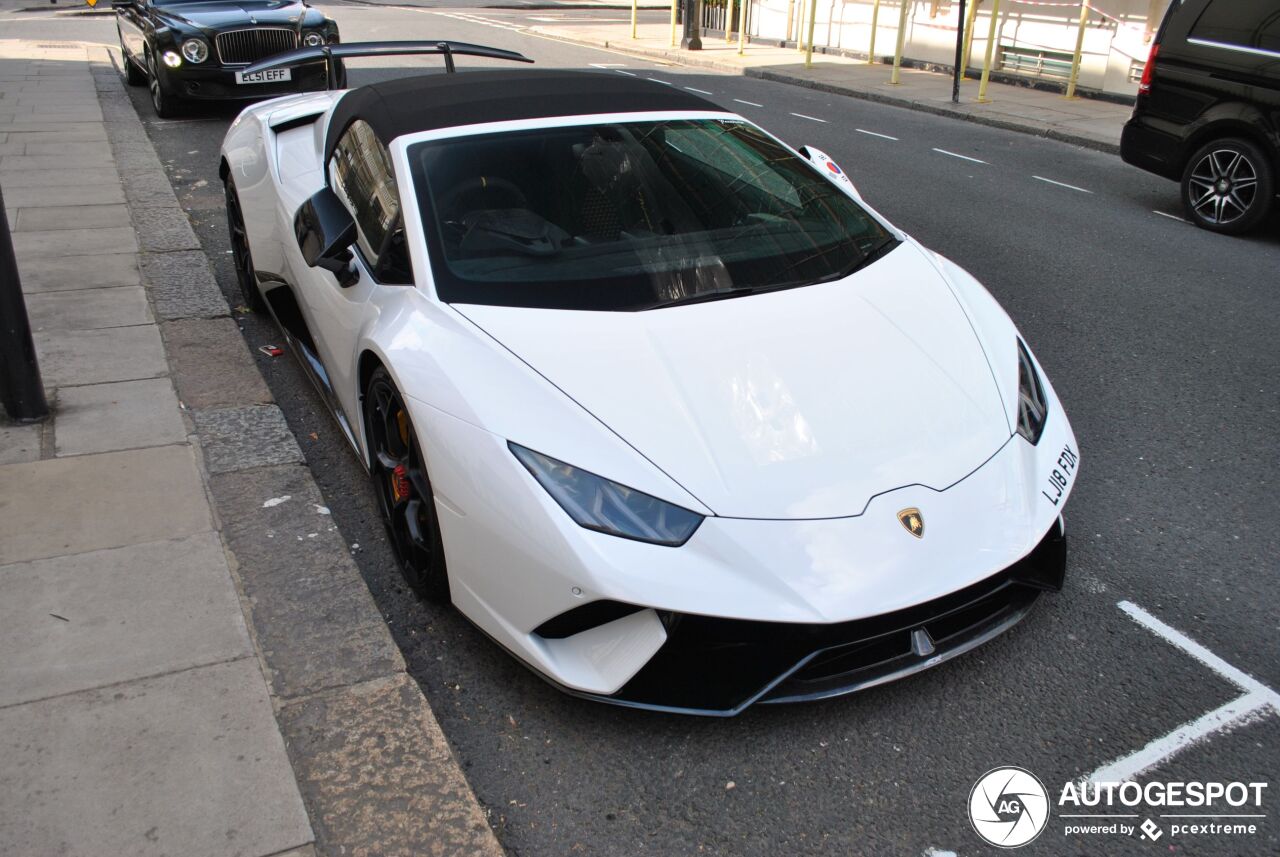 Lamborghini Huracán LP640-4 Performante Spyder