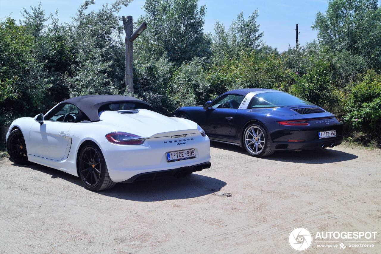 Porsche 981 Boxster Spyder