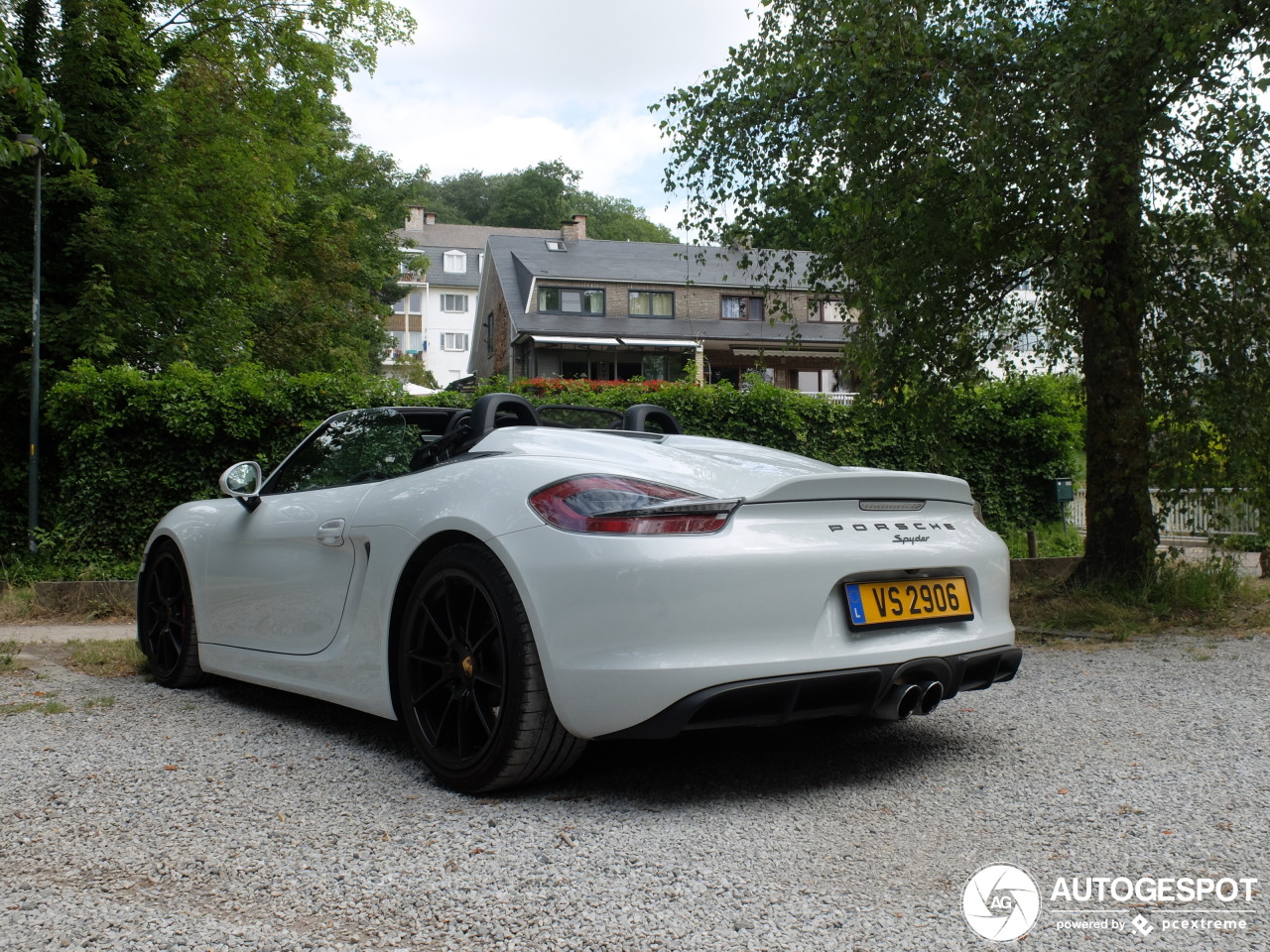 Porsche 981 Boxster Spyder