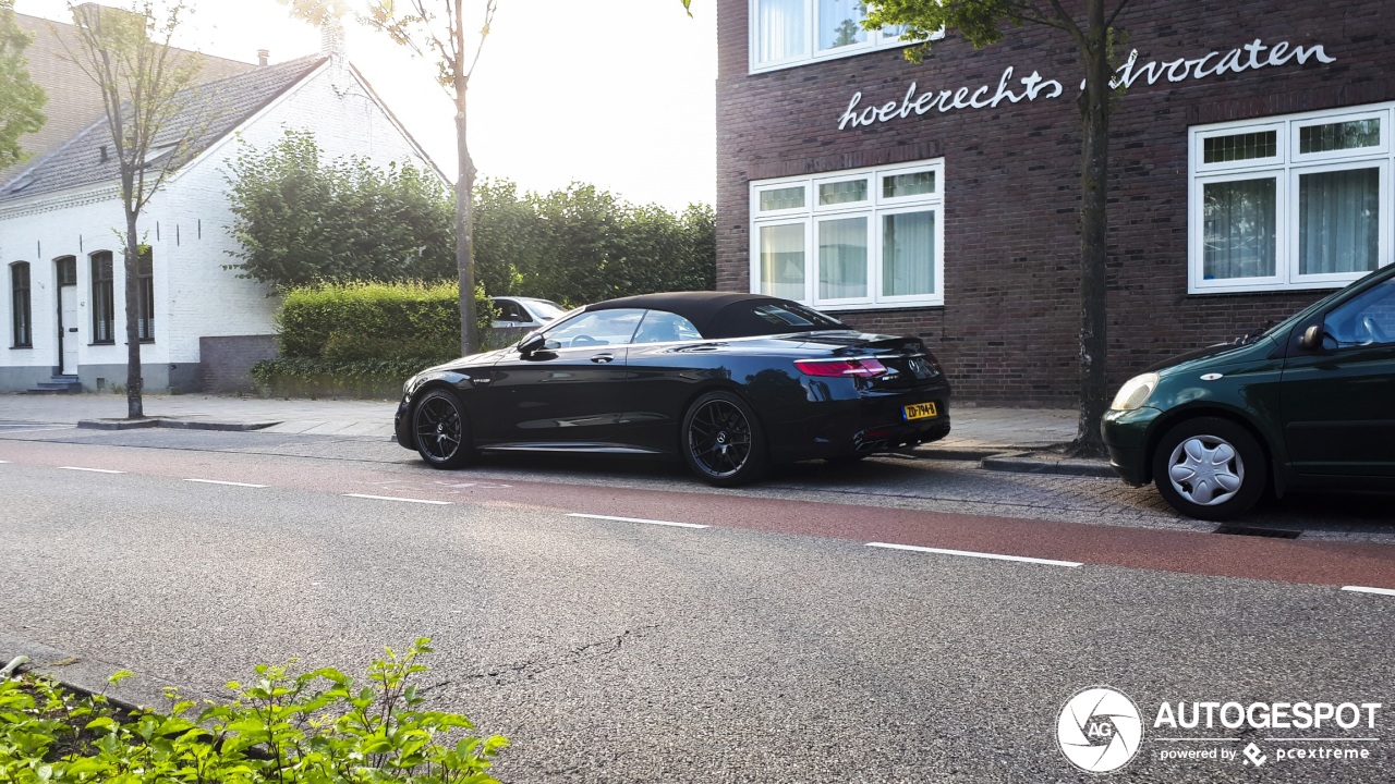 Mercedes-AMG S 63 Convertible A217 2018