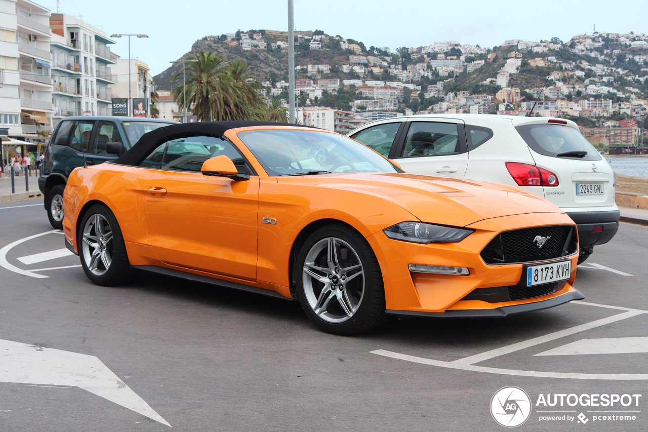 Ford Mustang GT Convertible 2018