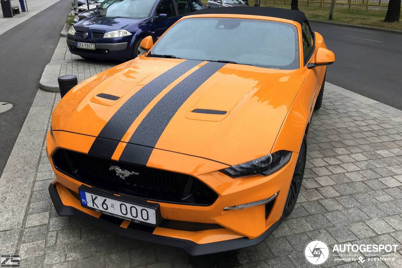 Ford Mustang GT Convertible 2018