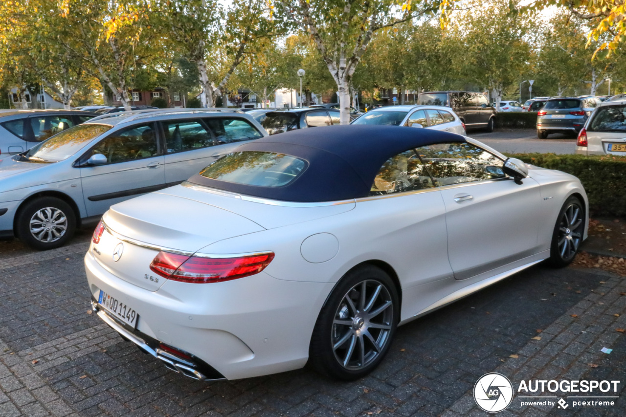 Mercedes-AMG S 63 Convertible A217