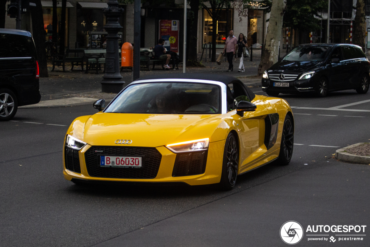 Audi R8 V10 Plus Spyder 2017