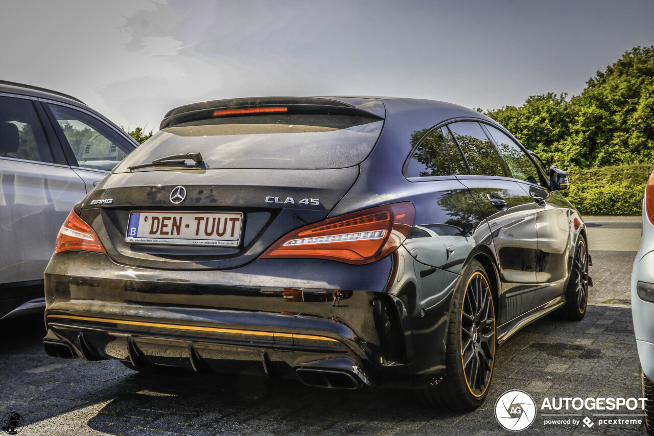 Mercedes-AMG CLA 45 Shooting Brake X117 Yellow Night Edition