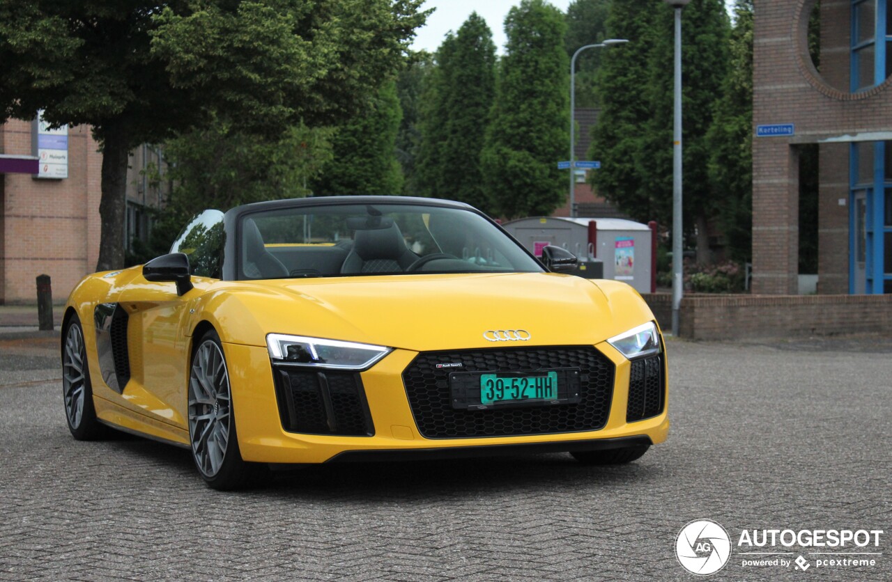 Audi R8 V10 Plus Spyder 2017