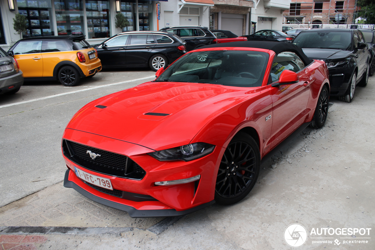 Ford Mustang GT Convertible 2018