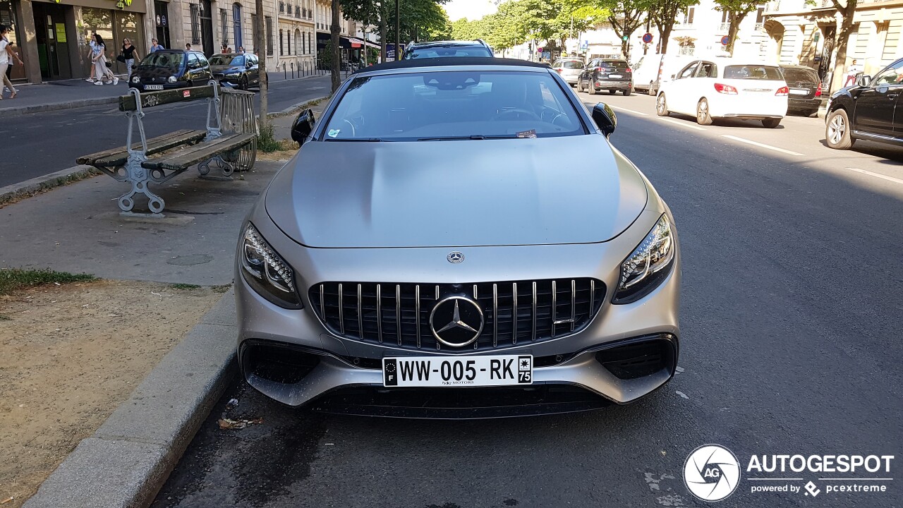 Mercedes-AMG S 63 Convertible A217 2018