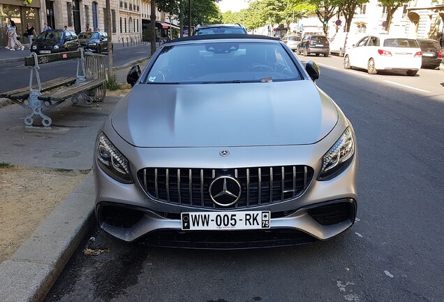 Mercedes-AMG S 63 Convertible A217 2018