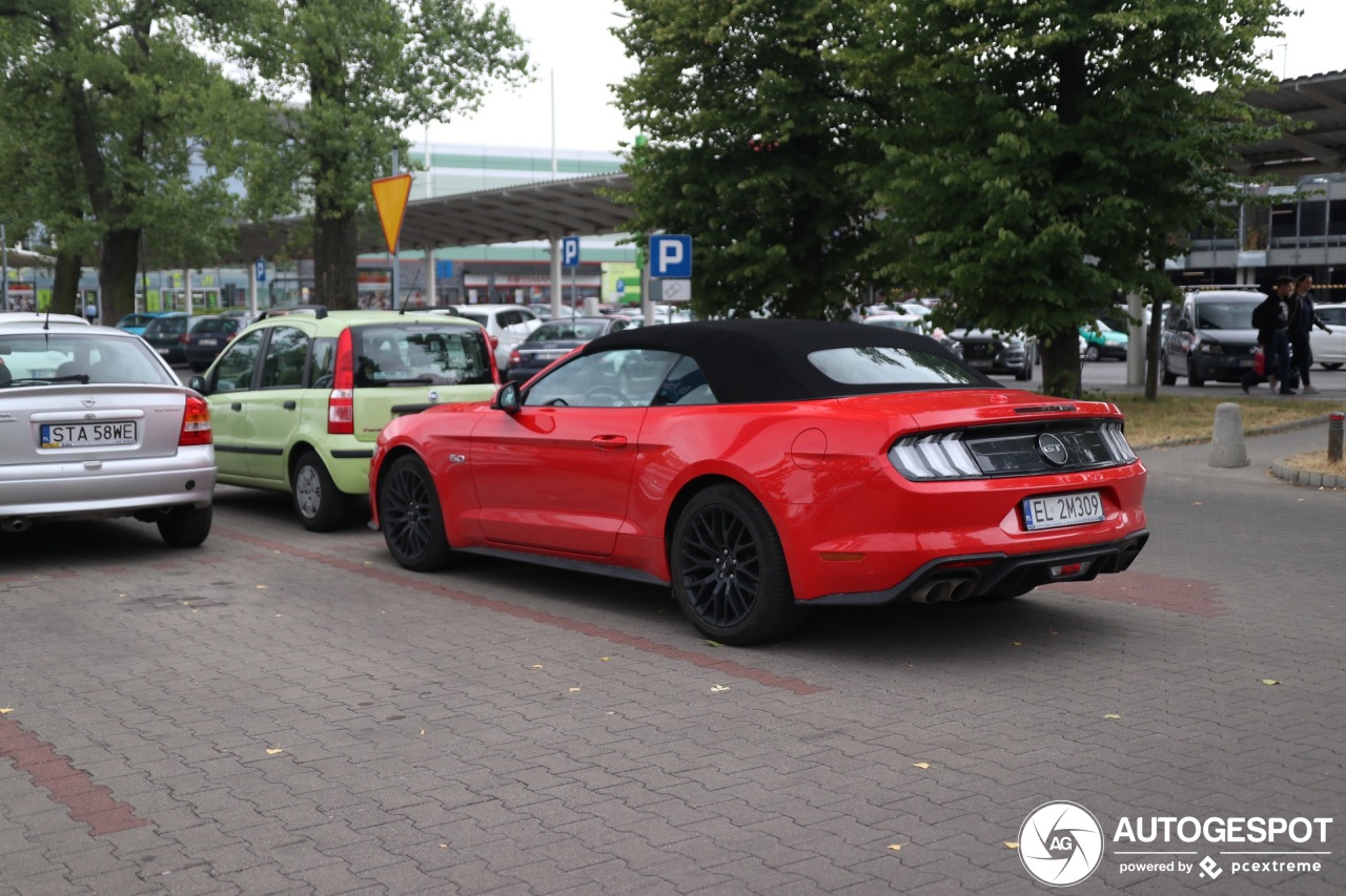 Ford Mustang GT Convertible 2018