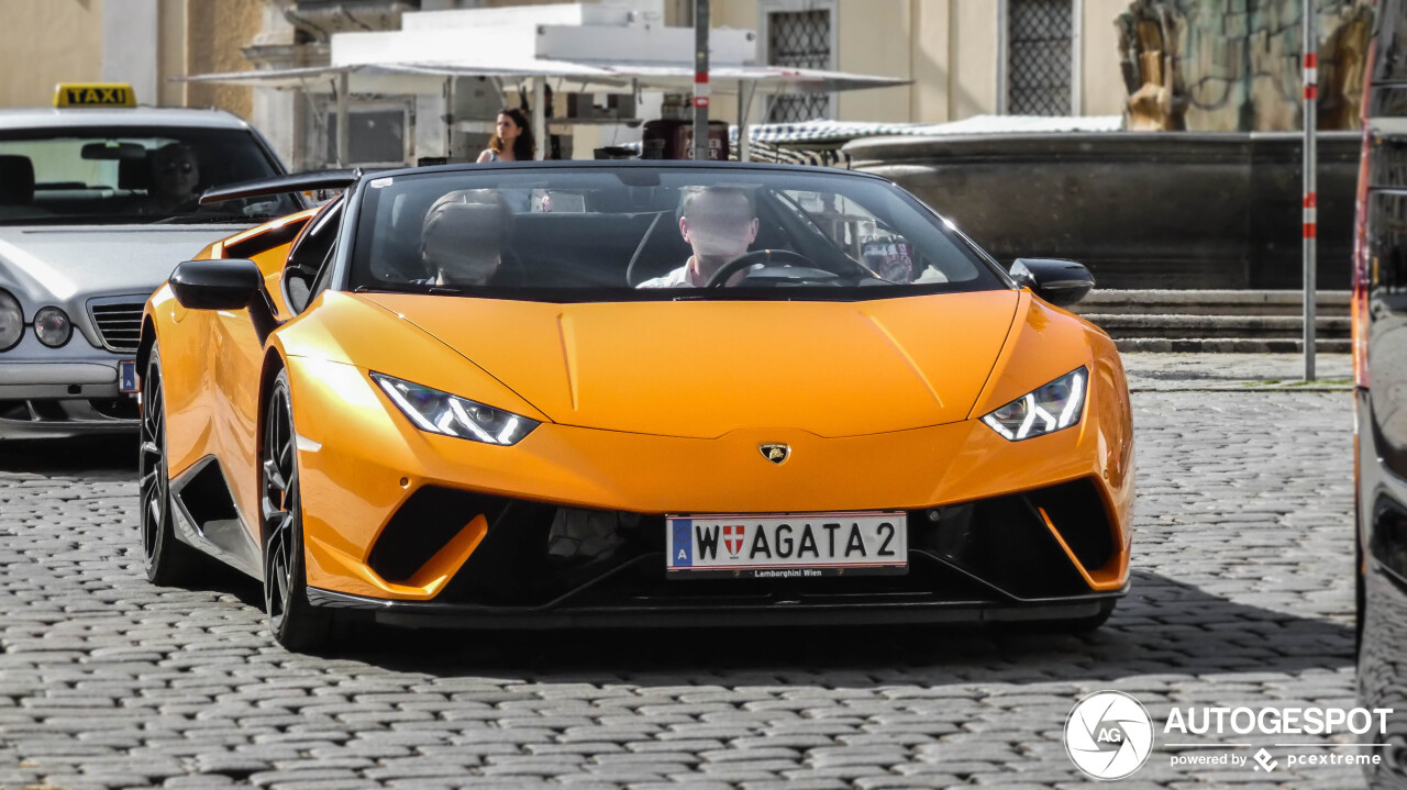 Lamborghini Huracán LP640-4 Performante Spyder