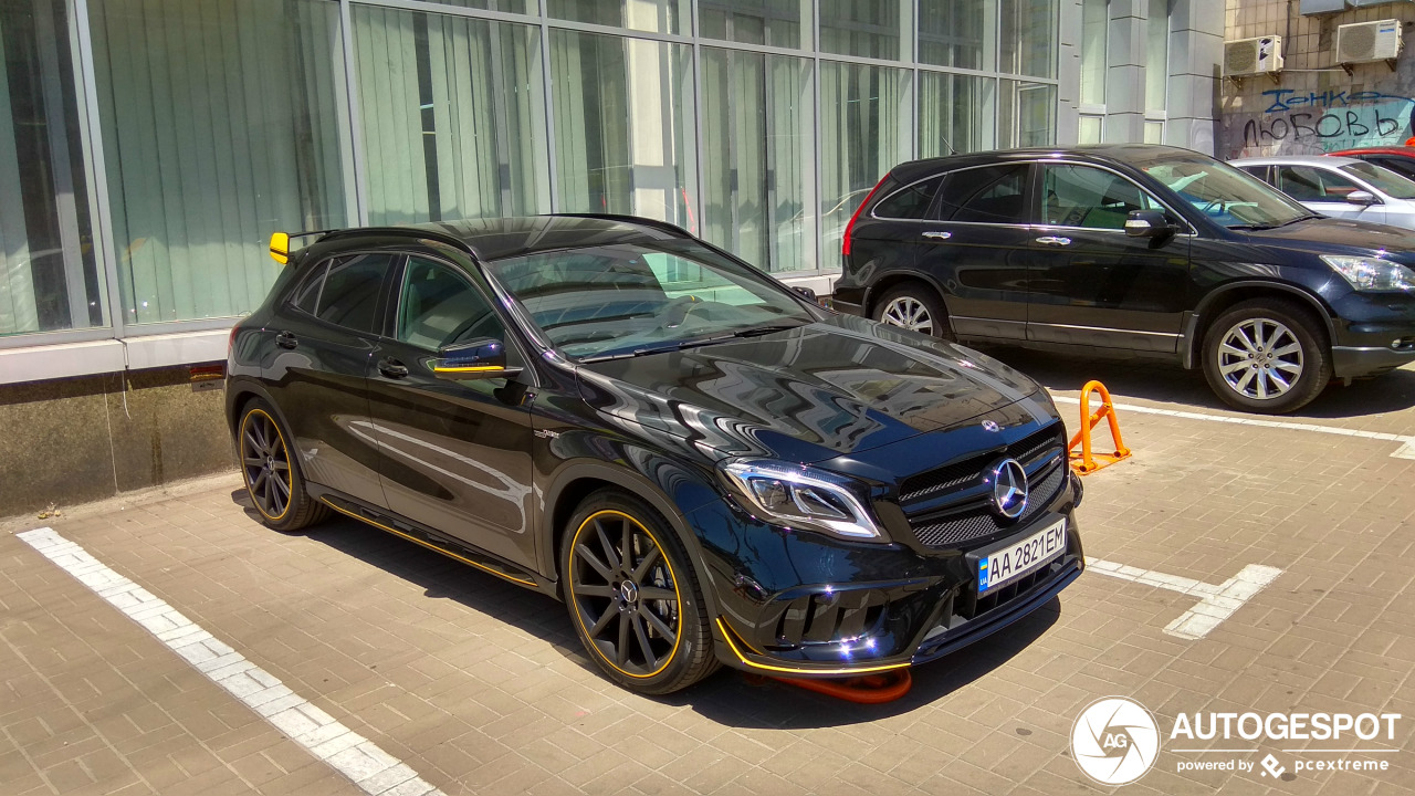 Mercedes-AMG GLA 45 X156 Yellow Night Edition