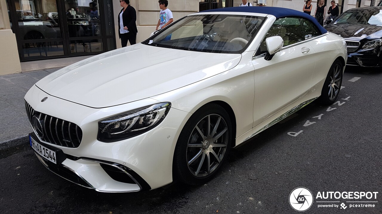 Mercedes-AMG S 63 Convertible A217 2018