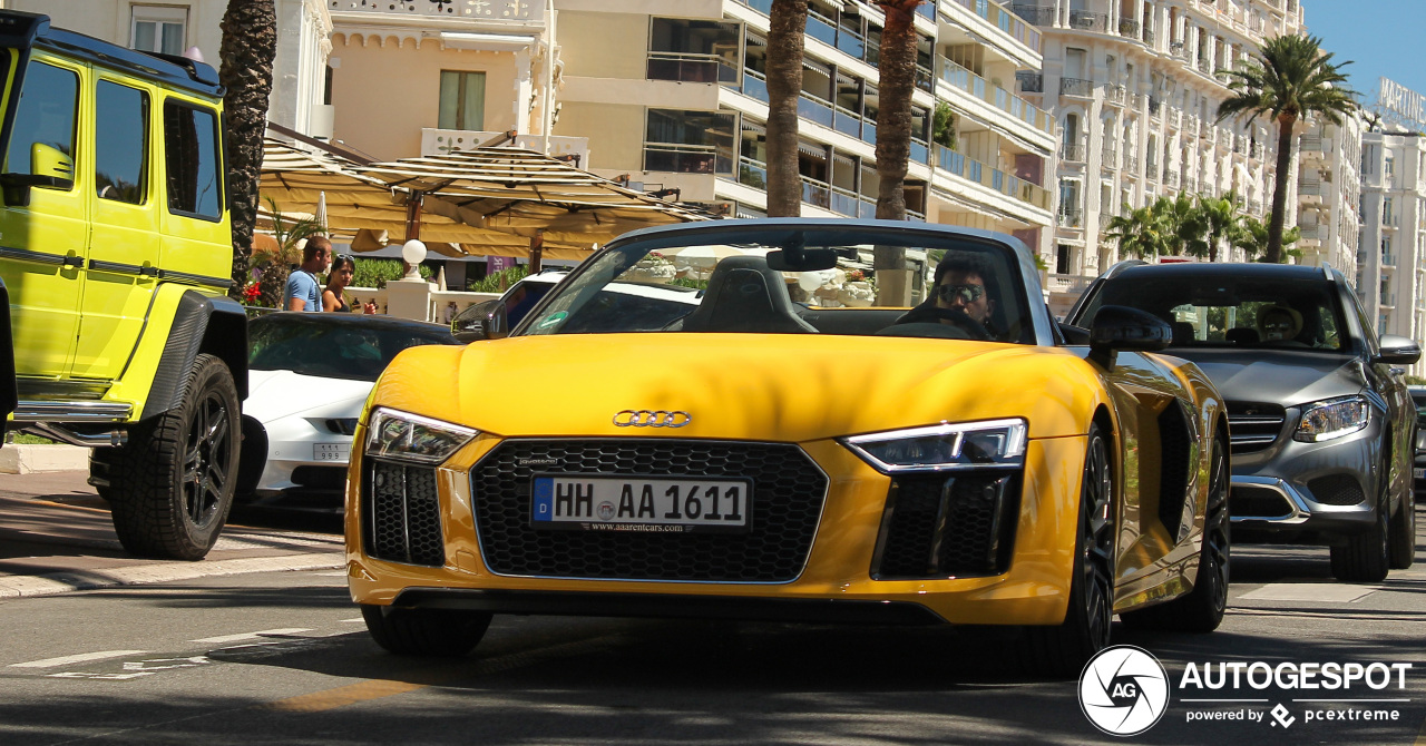 Audi R8 V10 Spyder 2016