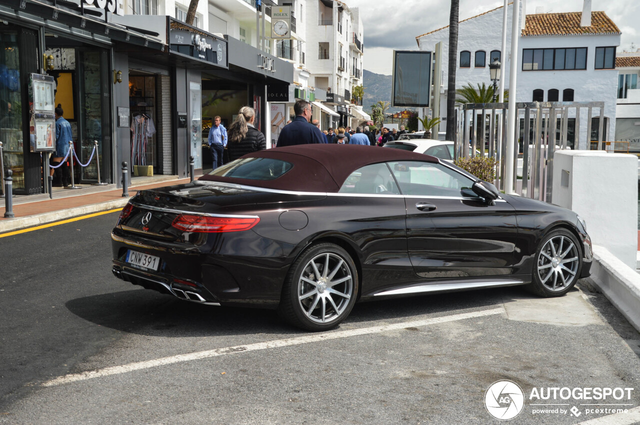 Mercedes-AMG S 63 Convertible A217