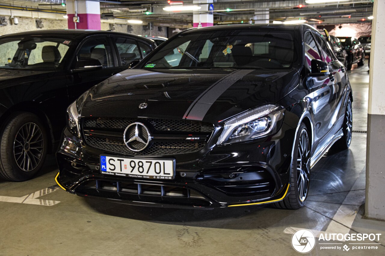 Mercedes-AMG A 45 W176 Yellow Night Edition