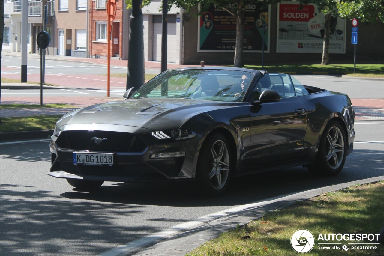 Ford Mustang GT Convertible 2018