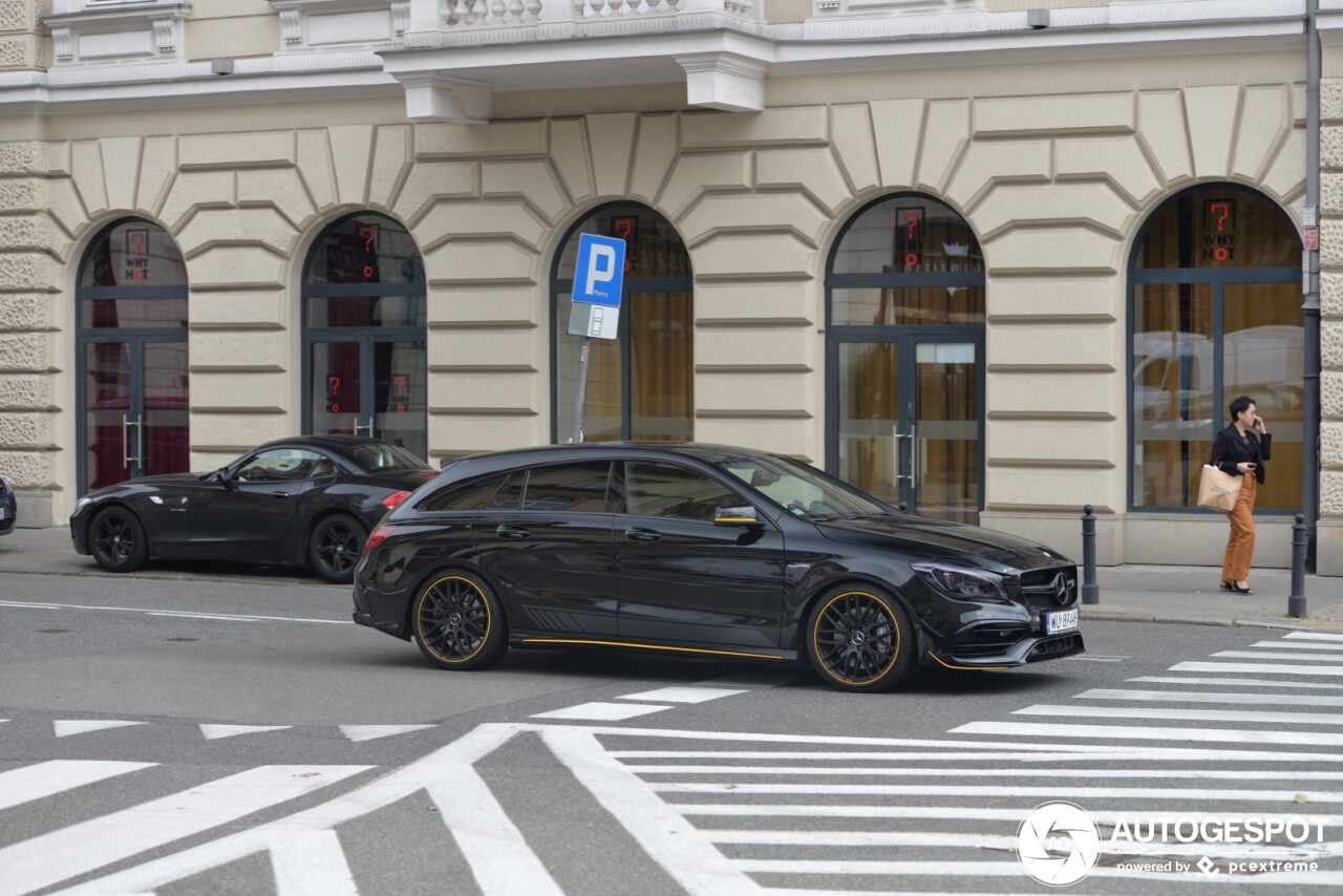 Mercedes-AMG CLA 45 Shooting Brake X117 Yellow Night Edition