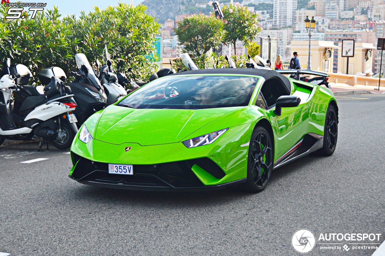 Lamborghini Huracán LP640-4 Performante Spyder