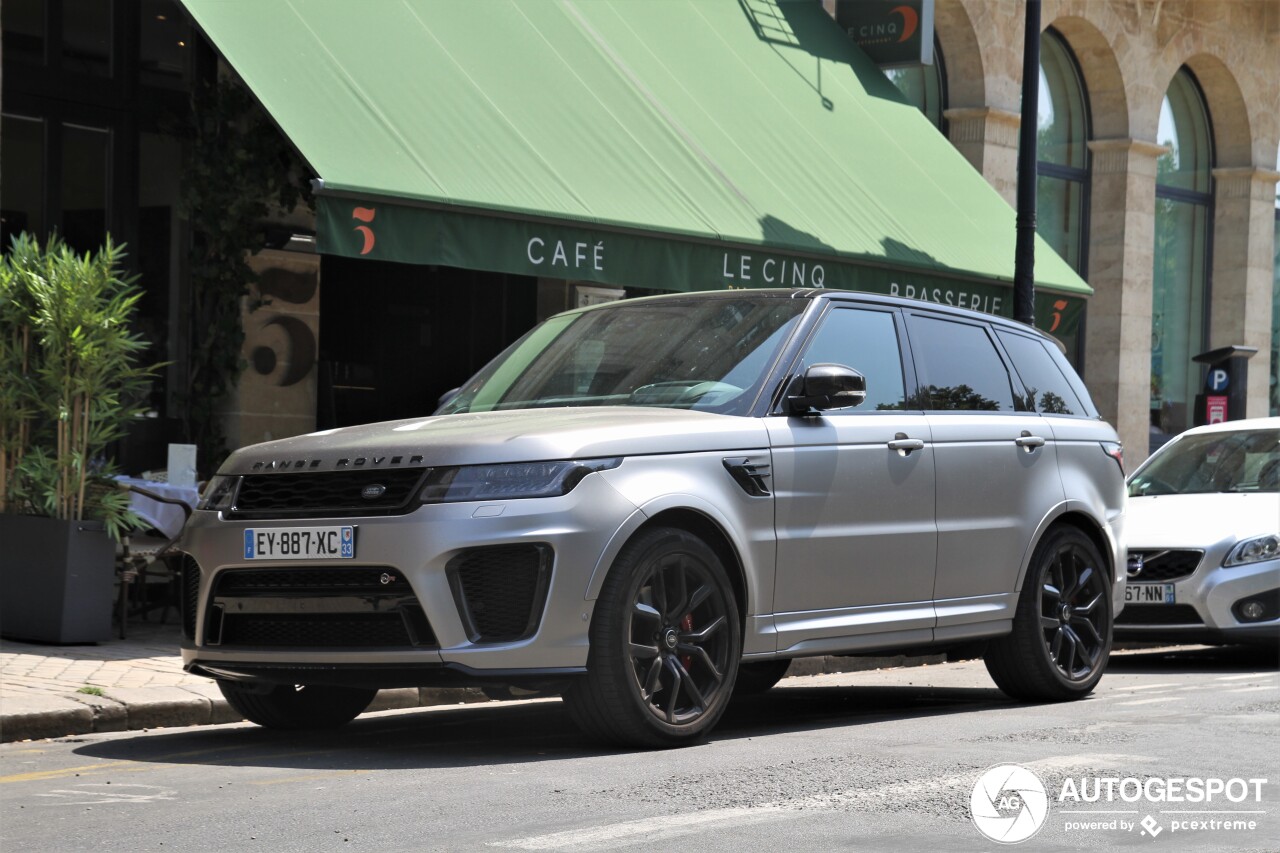 Land Rover Range Rover Sport SVR 2018