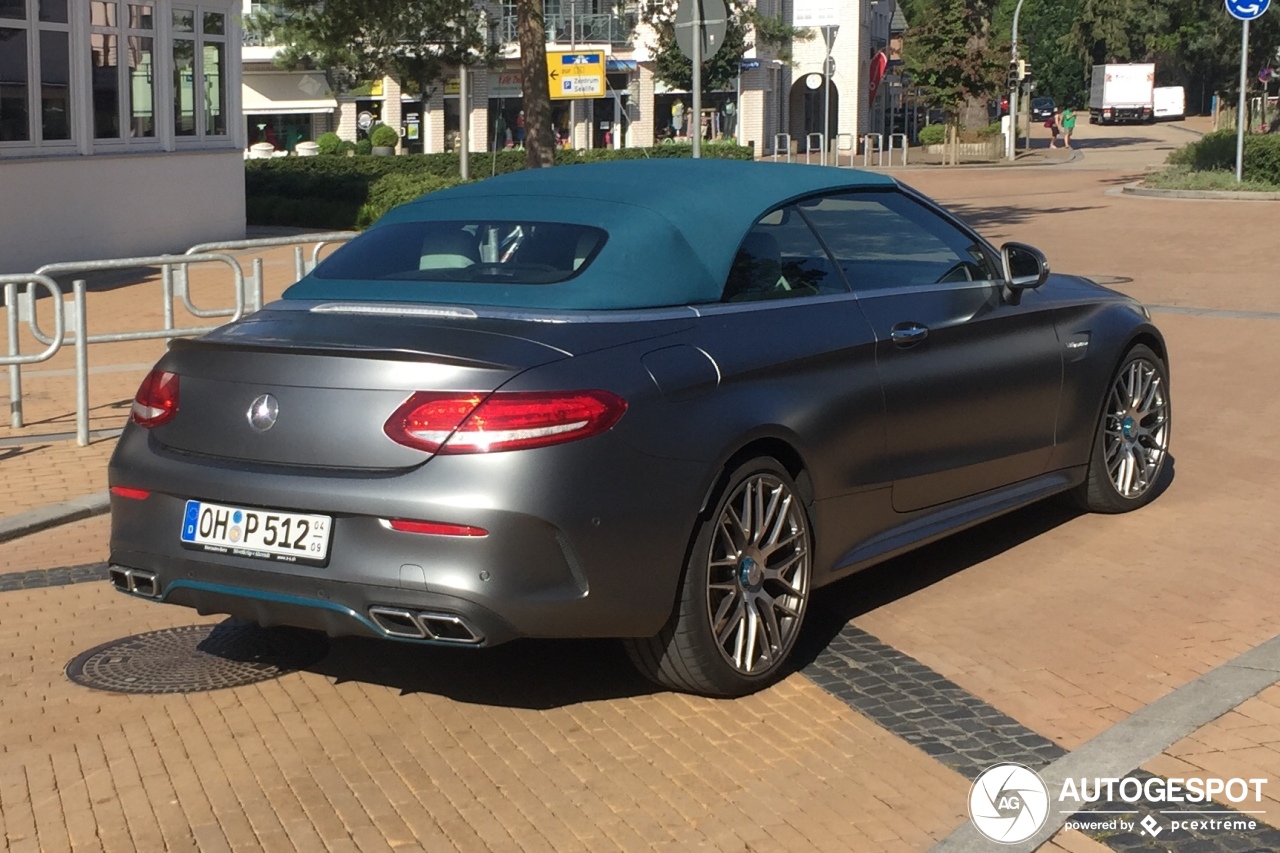 Mercedes-AMG C 63 S Convertible A205 Ocean Blue Edition