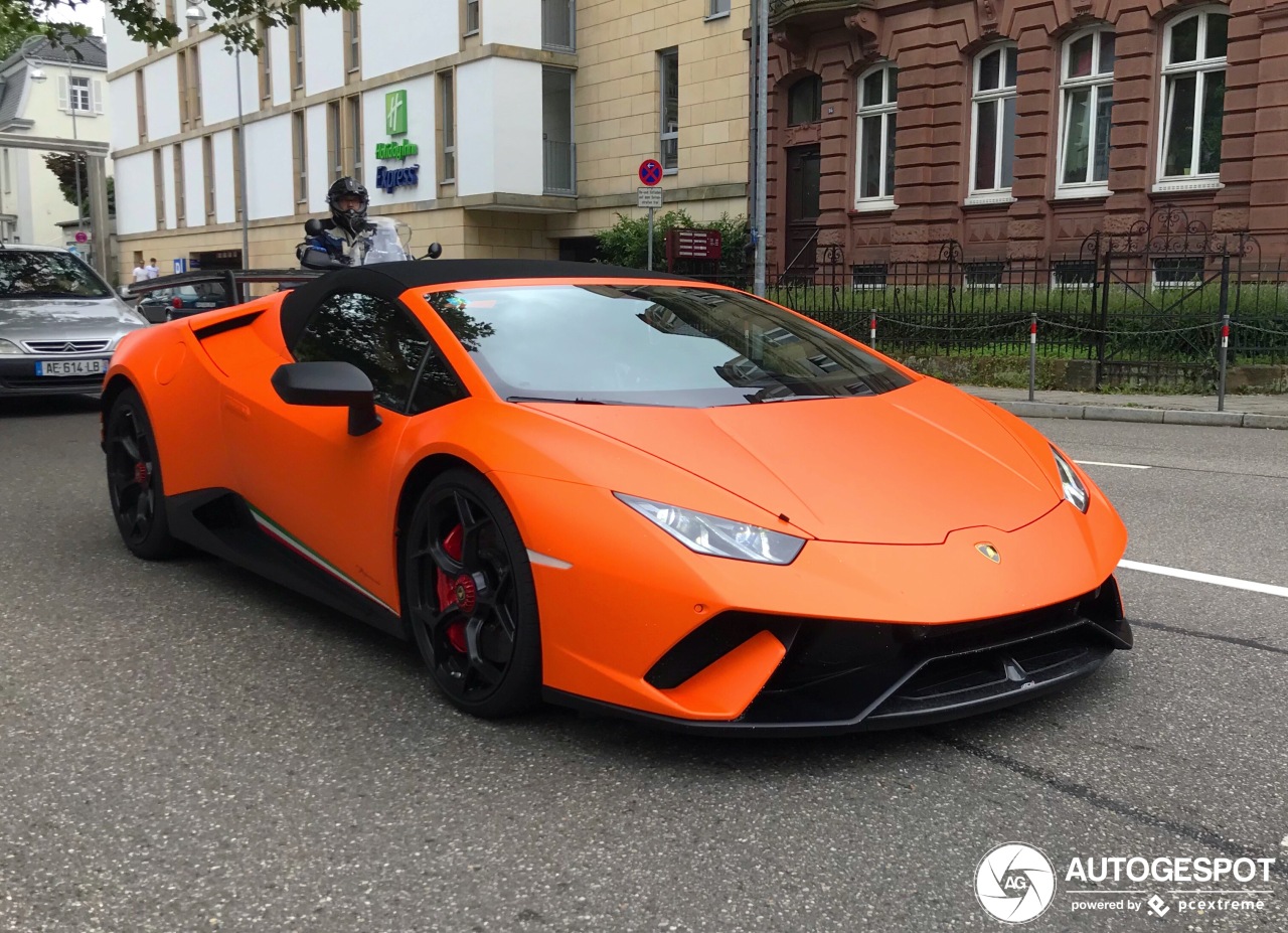 Lamborghini Huracán LP640-4 Performante Spyder