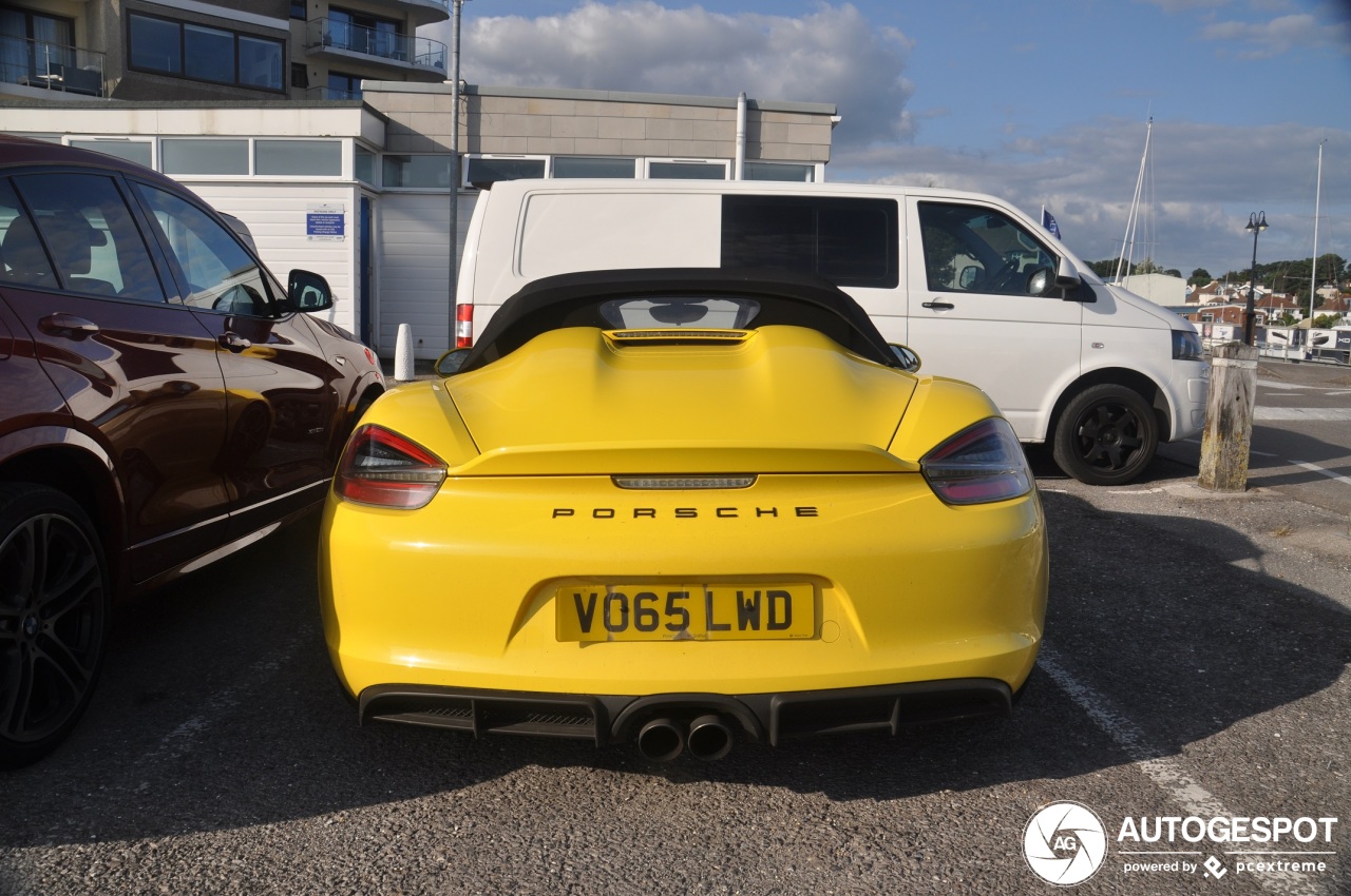 Porsche 981 Boxster Spyder