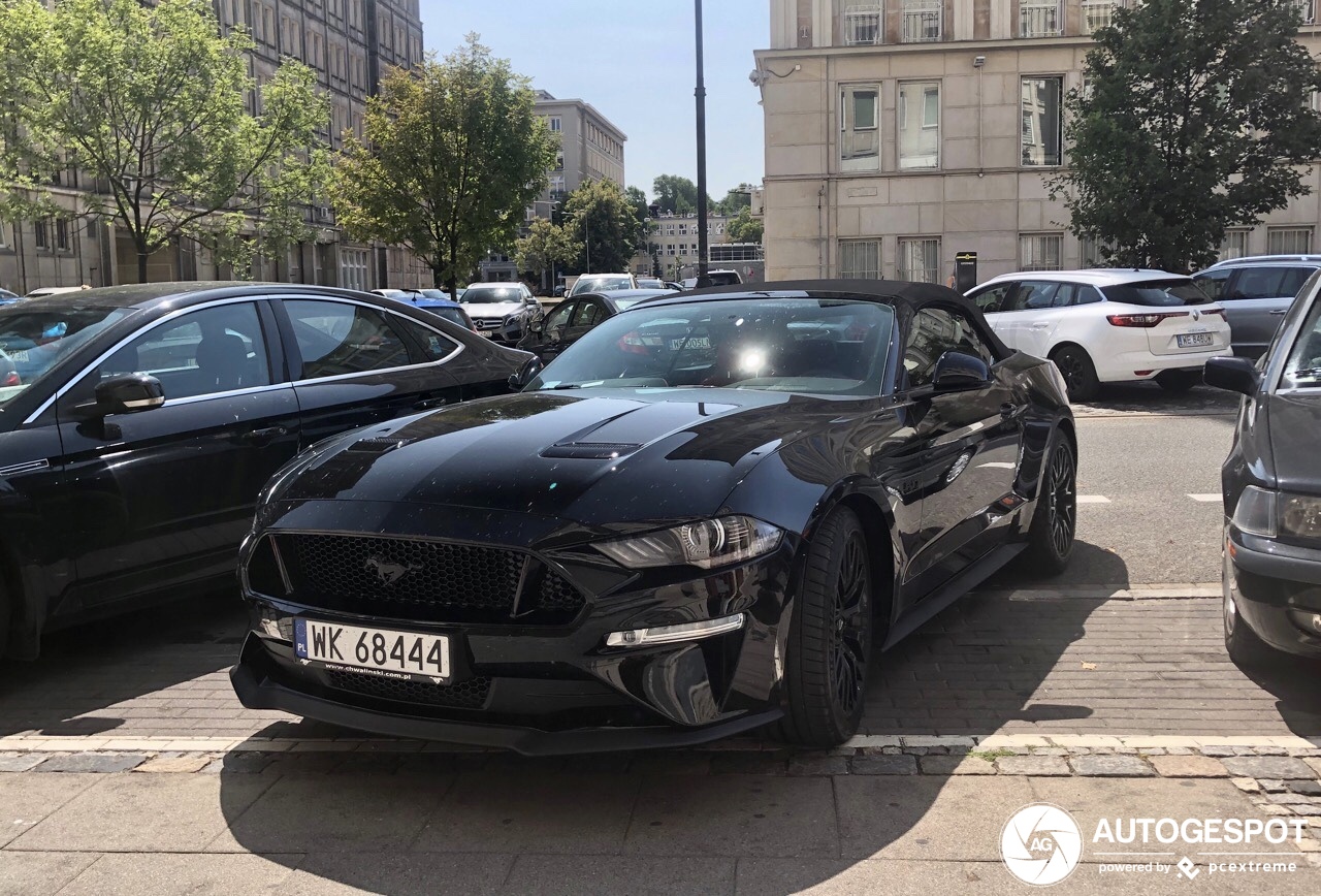 Ford Mustang GT Convertible 2018