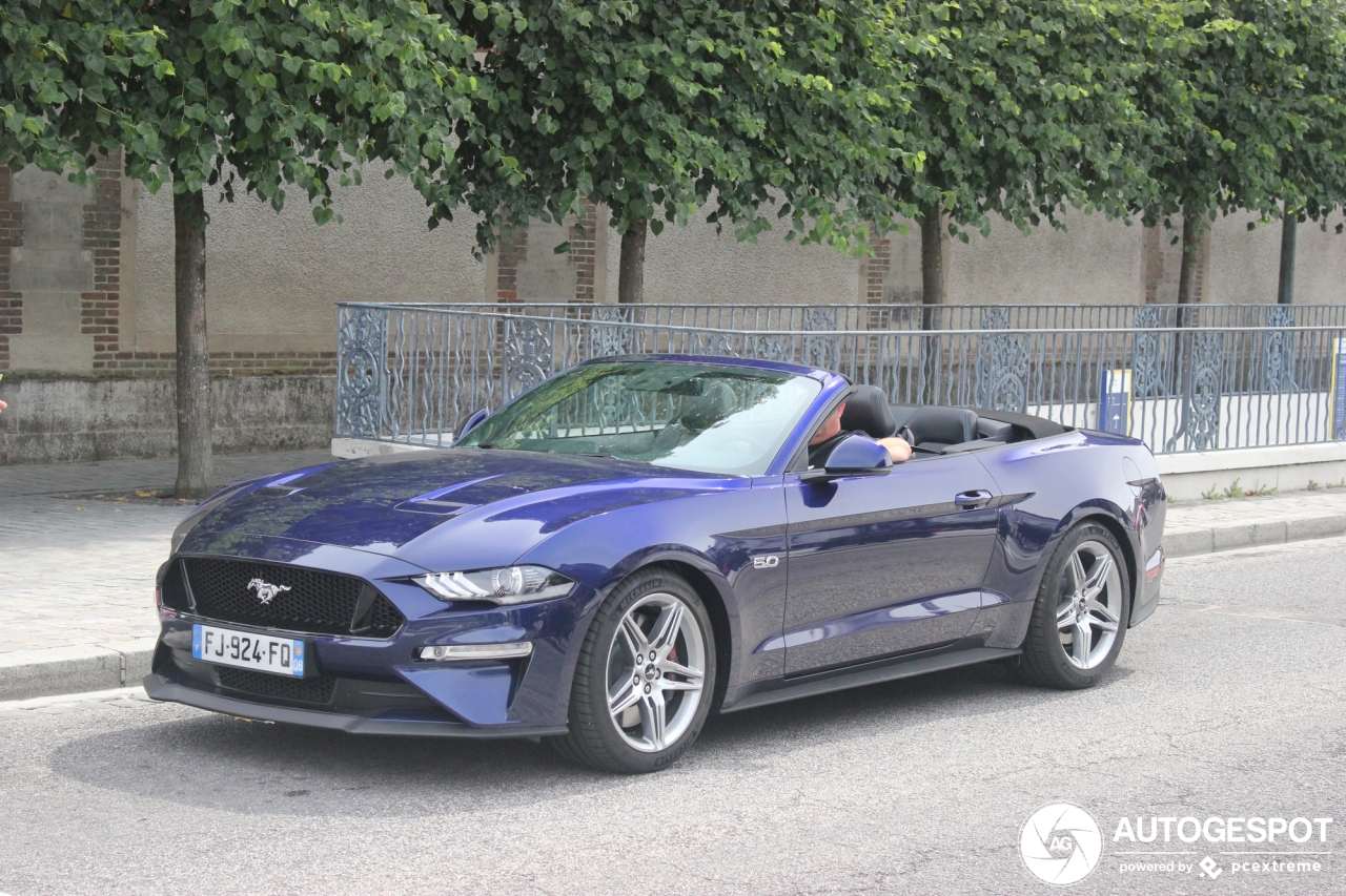 Ford Mustang GT Convertible 2018